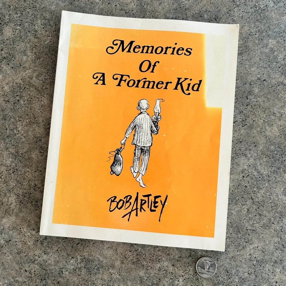 📕 Vintage Out of Print Memories of a Former Kid [Artley], Western Decor Book